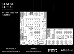 114 W Illinois St, Chicago, IL à louer Plan d’étage– Image 2 sur 11