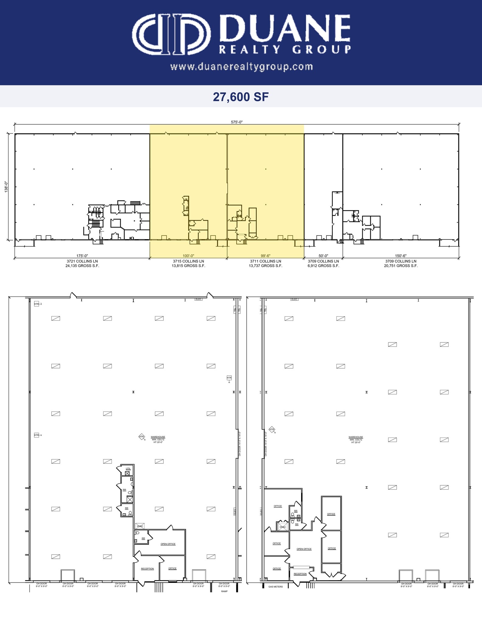 3701-3825 Collins Ln, Louisville, KY à louer Plan de site– Image 1 sur 3