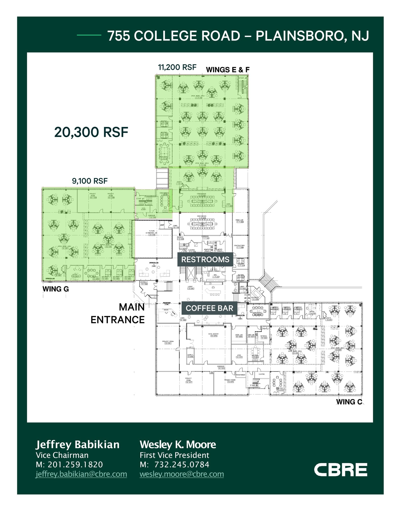 755 College Rd E, Princeton, NJ à louer Plan de site– Image 1 sur 2