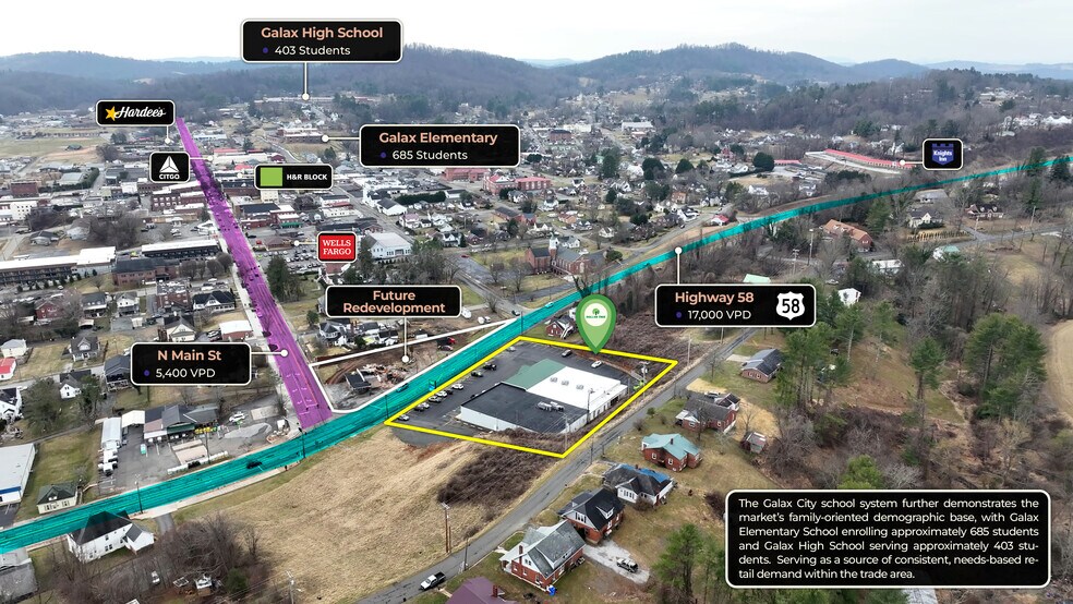 104 W Stuart Dr, Galax, VA à vendre - Photo de l’immeuble – Image 3 sur 3