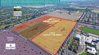Plus de détails pour Ramon & Rattler Rd, Rancho Mirage, CA - Terrain à vendre