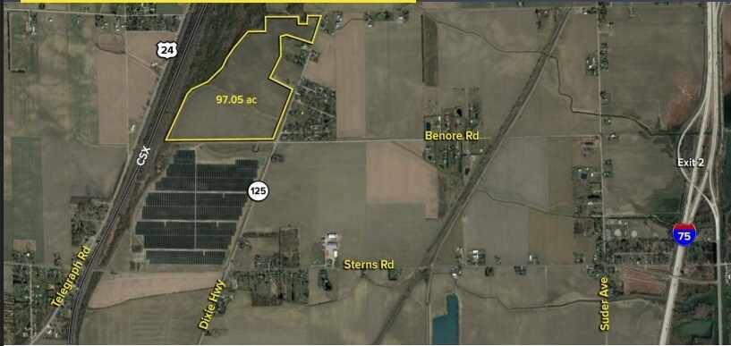 Dixie Hwy, Erie, MI à vendre - Aérien – Image 2 sur 4