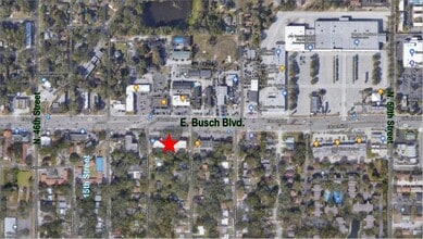 4815-4817 E Busch Blvd, Tampa, FL - VUE AÉRIENNE  vue de carte - Image1