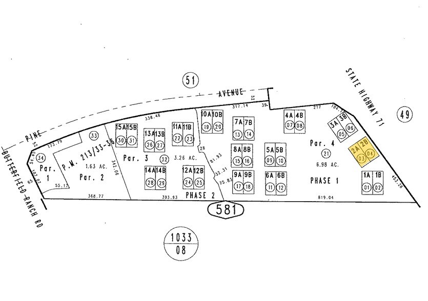 5871 Pine Ave, Chino Hills, CA à louer - Plan cadastral – Image 2 sur 11