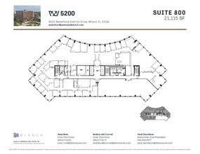 5200 Waterford District Dr, Miami, FL à louer Plan d’étage– Image 1 sur 1