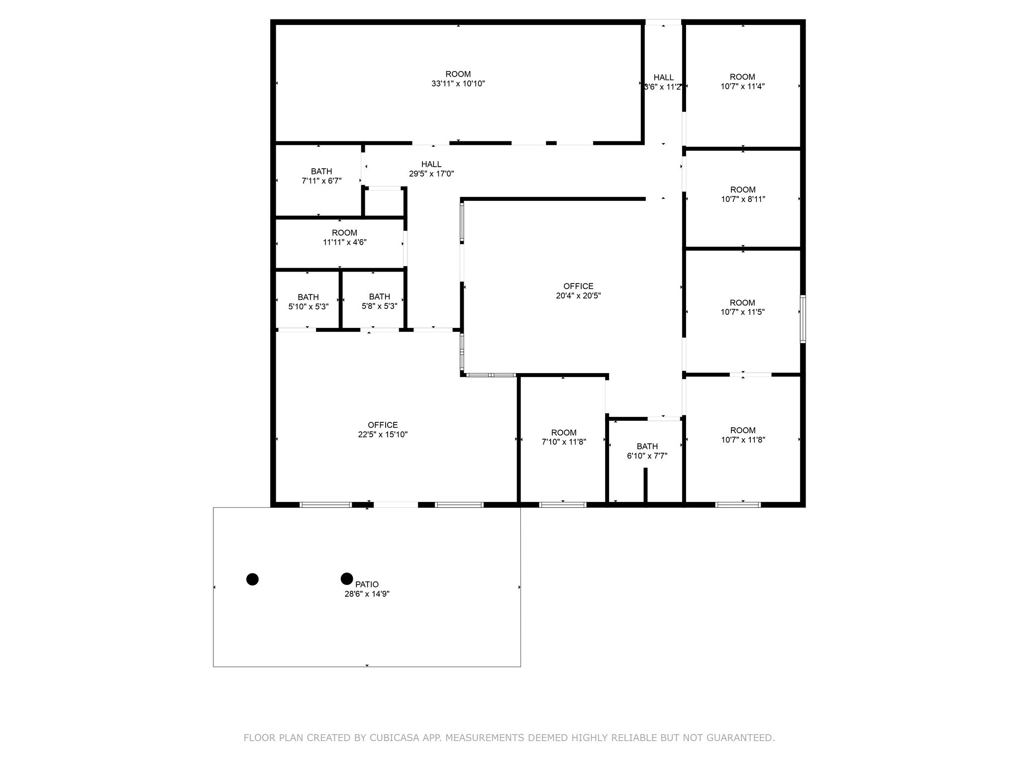 1103 N Laura St, Jacksonville, FL à louer Plan d’étage– Image 1 sur 1