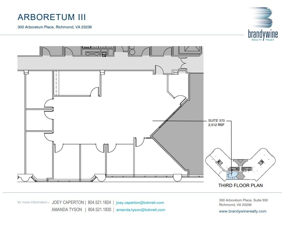 300 Arboretum Pl, Richmond, VA à louer Plan d’étage– Image 1 sur 1