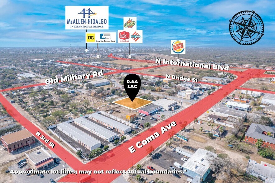 0 Brazil St, Hidalgo, TX à vendre - Aérien – Image 2 sur 5