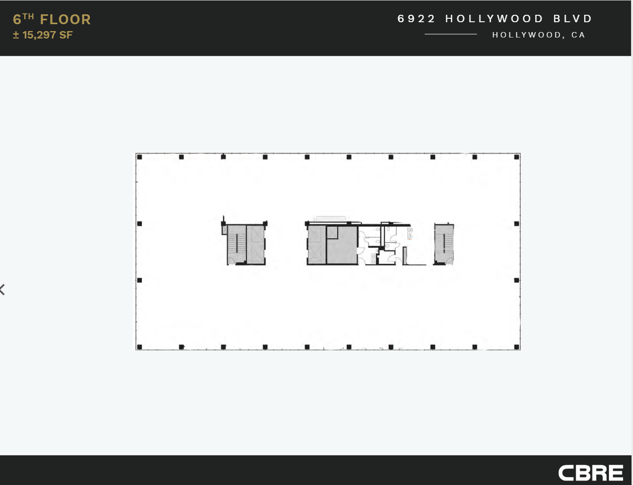 6922 Hollywood Blvd, Los Angeles, CA à louer Plan d’étage– Image 1 sur 1