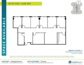 4830 W Kennedy Blvd, Tampa, FL à louer Plan d’étage– Image 1 sur 1