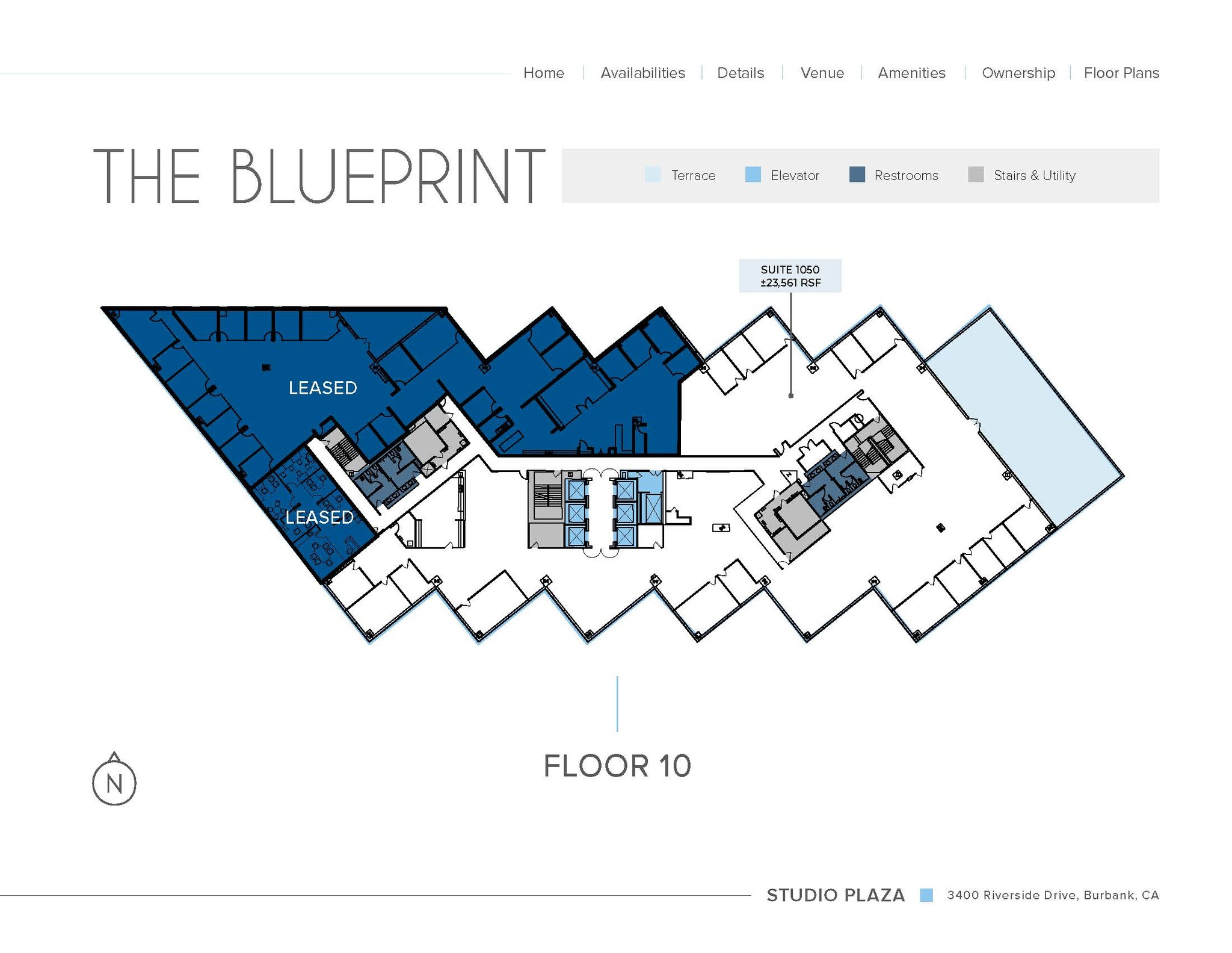 3400 W Riverside Dr, Burbank, CA à louer Plan d’étage– Image 1 sur 1