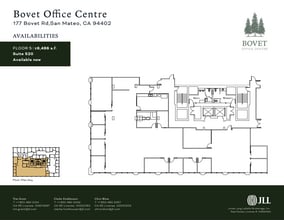 155 Bovet Rd, San Mateo, CA à louer Plan d’étage– Image 1 sur 1