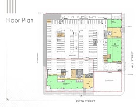 437 S Hill St, Los Angeles, CA à louer Plan d’étage– Image 2 sur 2