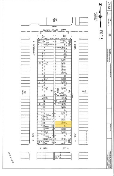 1667-1669 Cota Ave, Long Beach, CA à vendre - Plan cadastral – Image 2 sur 2