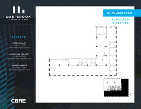 1211 W 22nd St, Oak Brook, IL à louer Plan d’étage– Image 1 sur 1