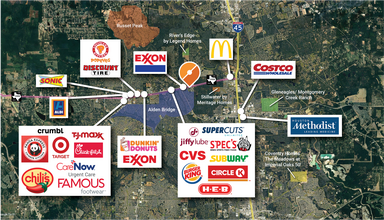 2615 Fm 1488, Conroe, TX - VUE AÉRIENNE vue de carte