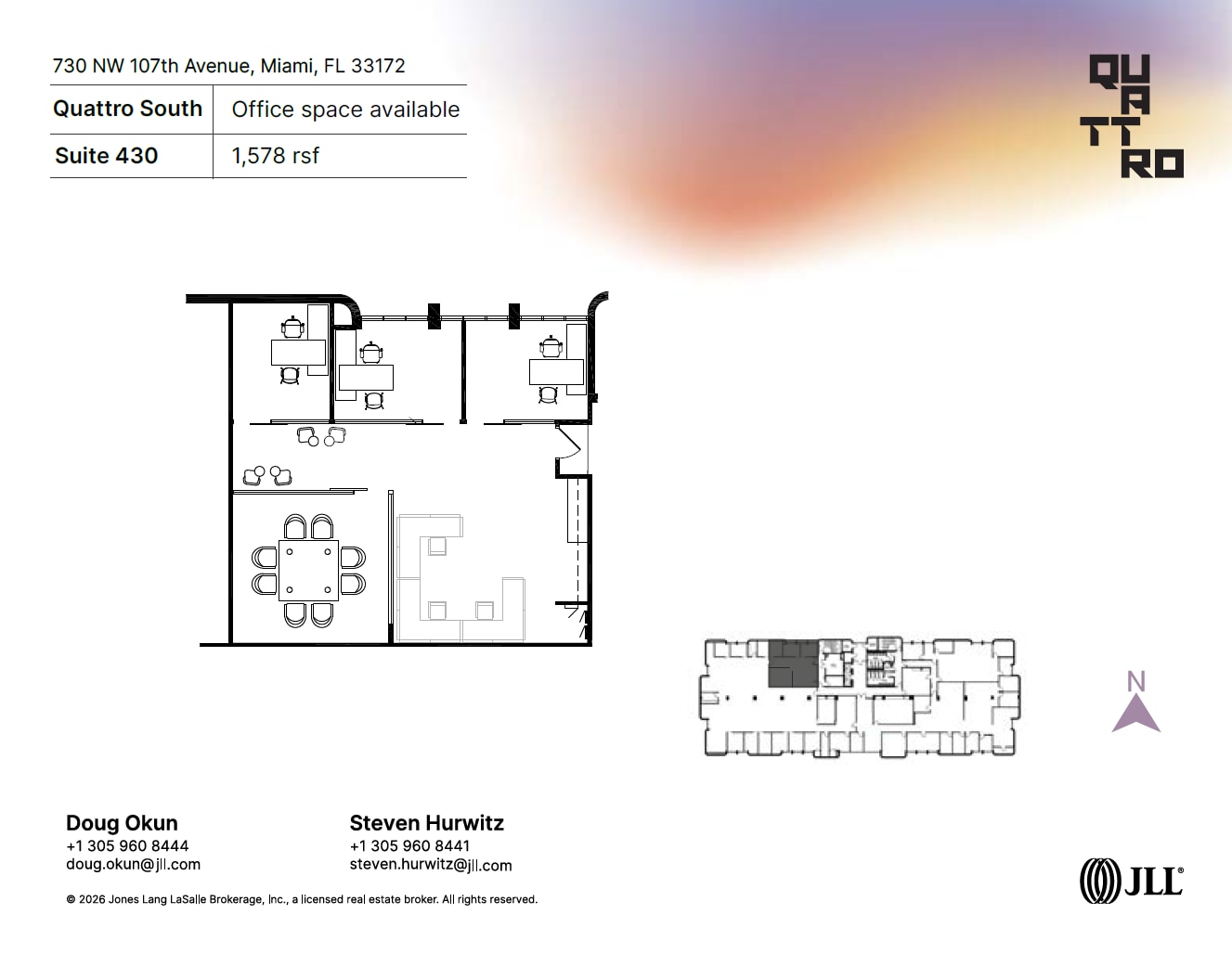 700 NW 107th Ave, Miami, FL à louer Plan d’étage– Image 1 sur 1