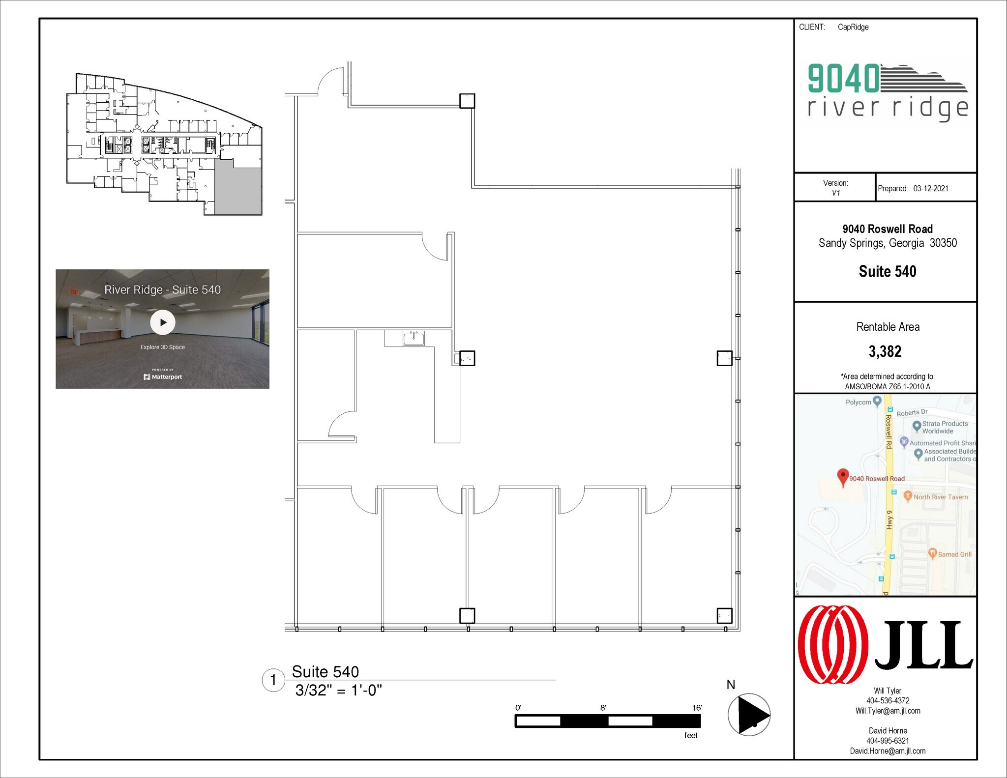 9040 Roswell Rd, Atlanta, GA à louer Plan d’étage– Image 1 sur 1