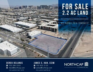 Plus de détails pour 5800 Edmond Street St, Las Vegas, NV - Terrain à vendre
