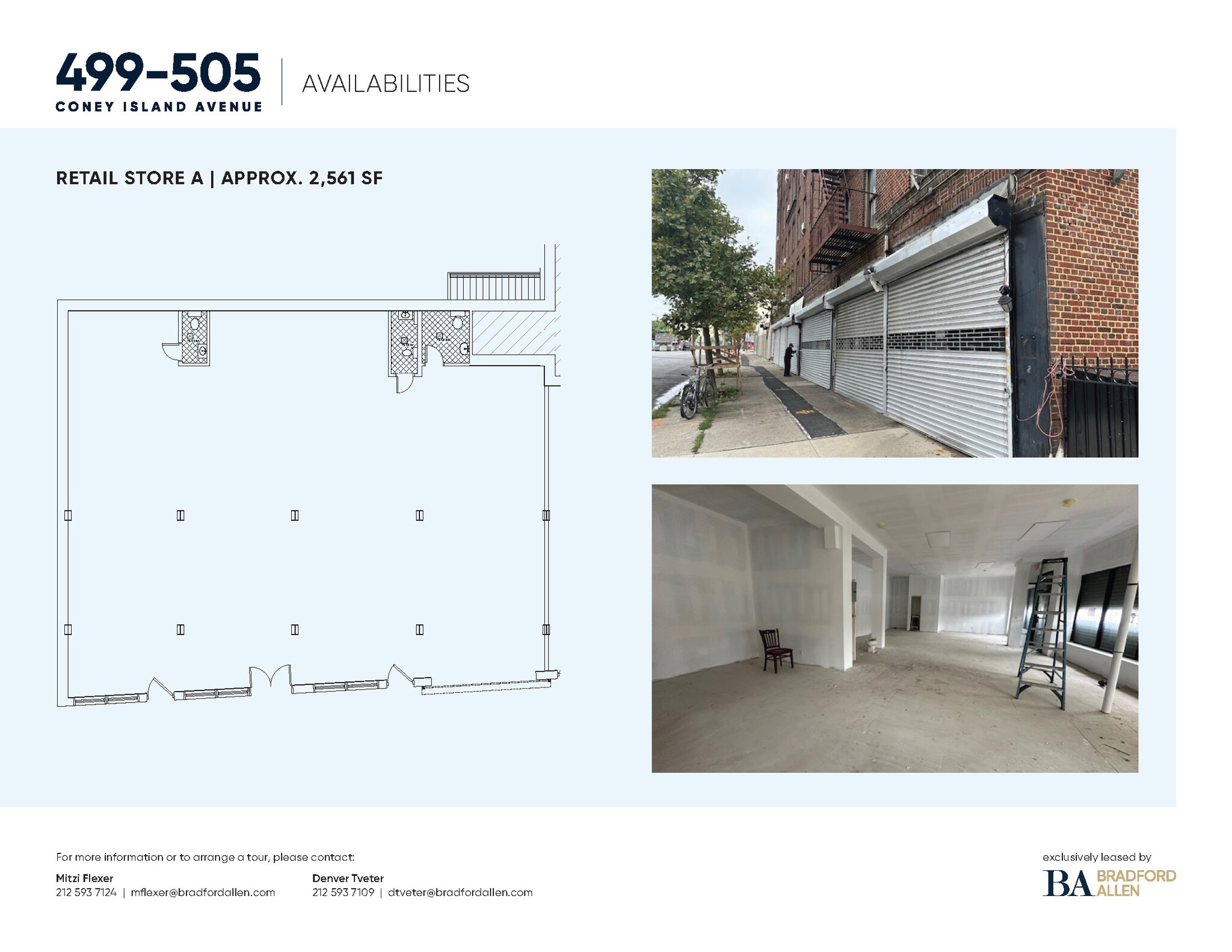 499-505 Coney Island Ave, Brooklyn, NY à louer Plan d’étage– Image 1 sur 3