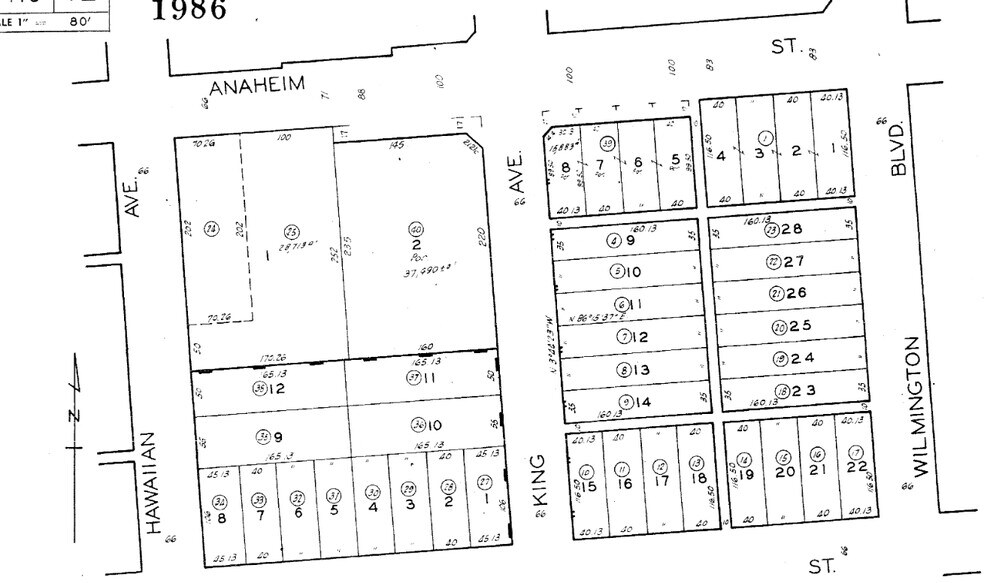 1122 W Anaheim St, Wilmington, CA à vendre - Plan cadastral – Image 2 sur 2