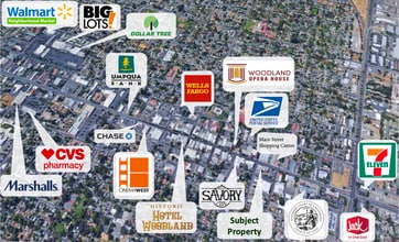 800-806 Main St, Woodland, CA - VUE AÉRIENNE  vue de carte