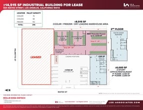 564 S Mateo St, Los Angeles, CA à louer Plan de site– Image 2 sur 2