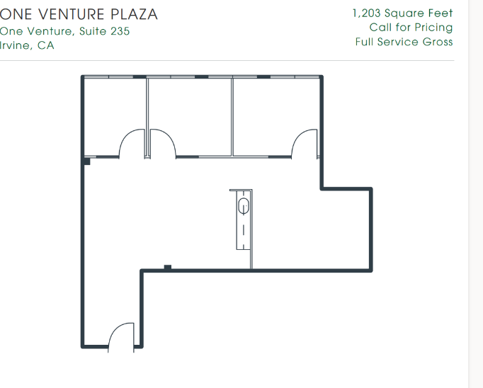 1 Venture, Irvine, CA à louer Plan d’étage– Image 1 sur 1