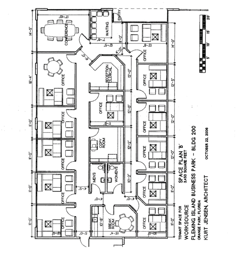 1845 Town Center Blvd, Orange Park, FL à louer Plan d’étage– Image 1 sur 2