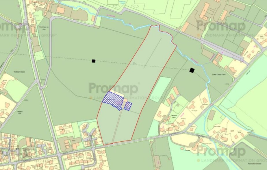 Lower Chase Rd, Waltham Chase à vendre - Plan de site – Image 2 sur 2