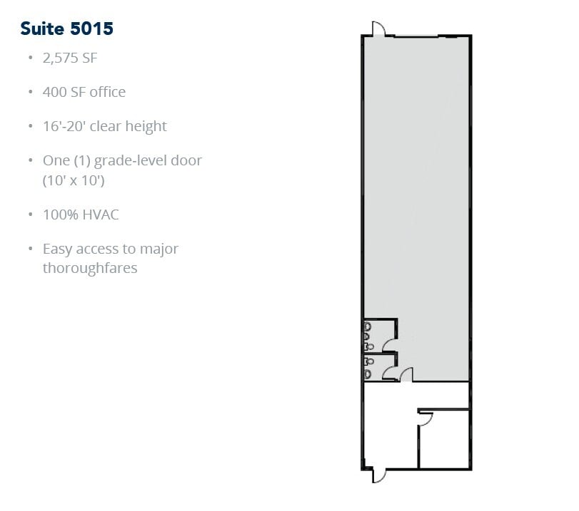 5029-5047 Martin Luther King Fwy, Fort Worth, TX à louer Plan d’étage– Image 1 sur 1