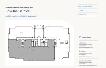 11315 Johns Creek Pky, Duluth, GA à louer Plan d’étage– Image 1 sur 1