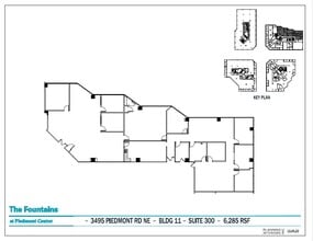 3495 Piedmont Rd NE, Atlanta, GA à louer Plan d’étage– Image 1 sur 1