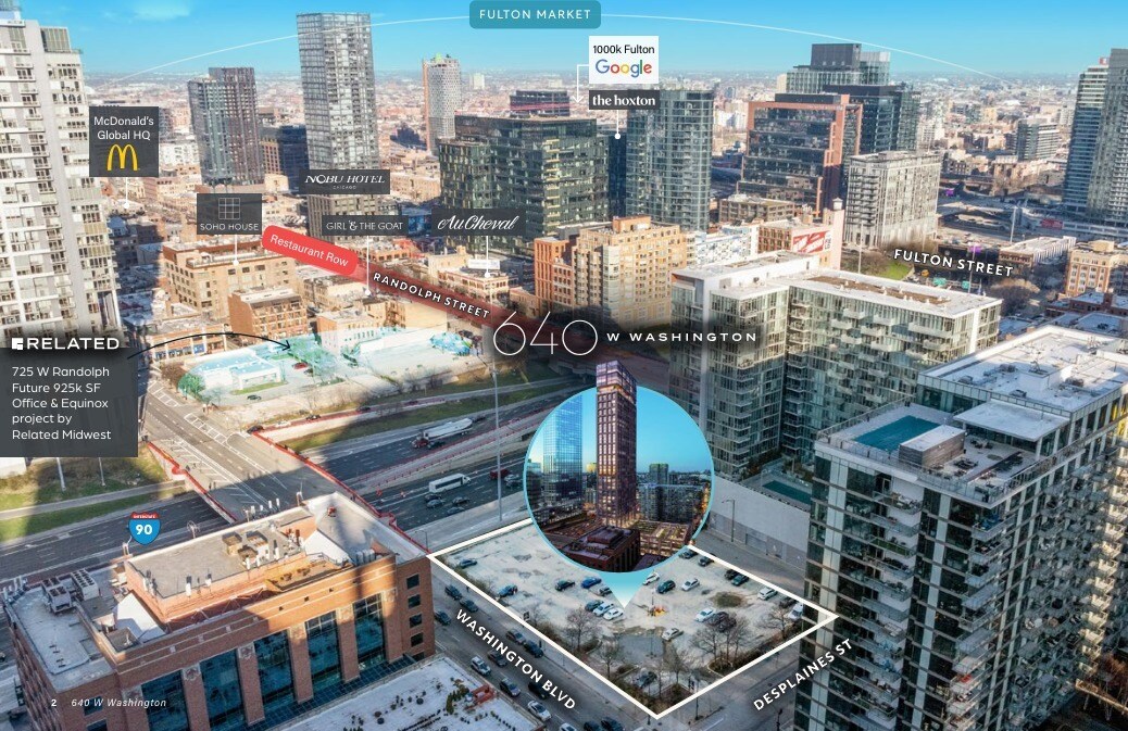 640 W Washington Blvd, Chicago, IL à vendre Photo de l’immeuble– Image 1 sur 2