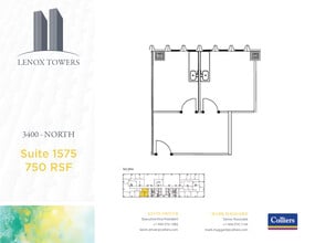 3400 Peachtree Rd NE, Atlanta, GA à louer Plan d’étage– Image 1 sur 1