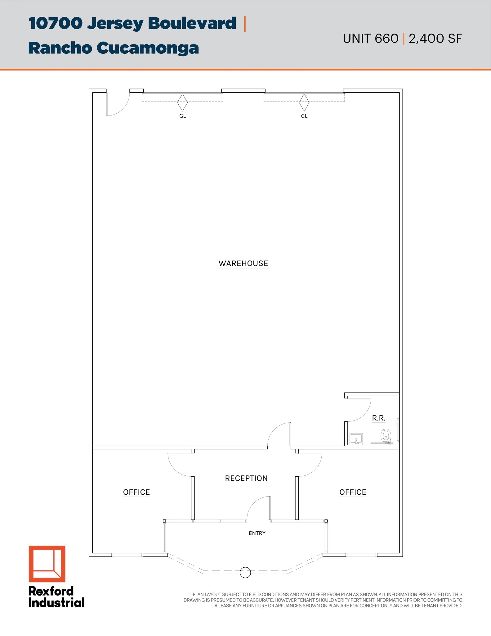 10700 Jersey Blvd, Rancho Cucamonga, CA à louer Plan de site– Image 1 sur 1