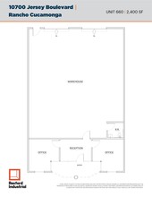 10700 Jersey Blvd, Rancho Cucamonga, CA à louer Plan de site– Image 1 sur 1