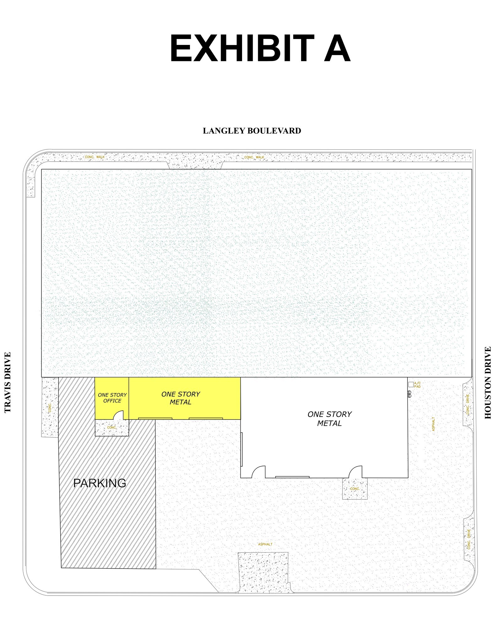 205 W Byrd Blvd, Universal City, TX à louer Plan de site– Image 1 sur 26