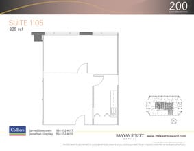 200 E Broward Blvd, Fort Lauderdale, FL à louer Plan d’étage– Image 1 sur 2