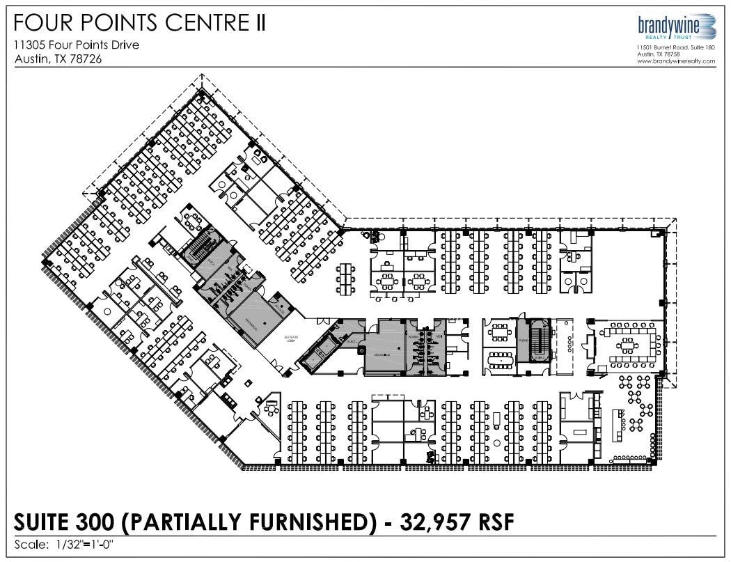 11305 Four Points Dr, Austin, TX à louer Plan d’étage– Image 1 sur 1