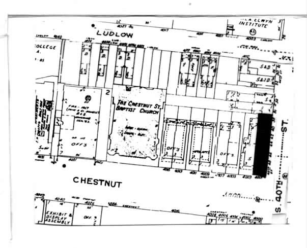 4001 Chestnut St, Philadelphia, PA à louer - Plan cadastral – Image 2 sur 2
