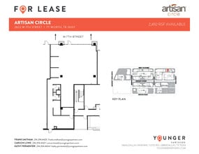 2973 W 7th St, Fort Worth, TX à louer Plan d’étage– Image 1 sur 1