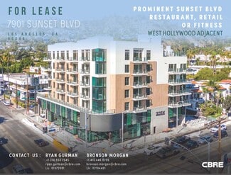 Plus de détails pour 7901 W Sunset Blvd, Los Angeles, CA - Local commercial à louer
