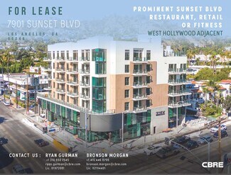 Plus de détails pour 7901 W Sunset Blvd, Los Angeles, CA - Local commercial à louer