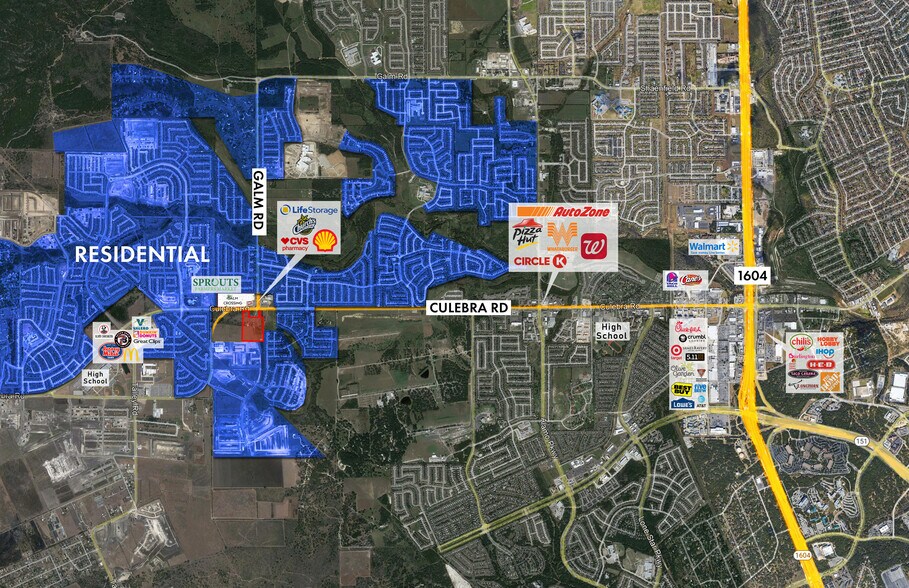 Galm & Culebra Rd, San Antonio, TX à louer - Photo de l’immeuble – Image 3 sur 4