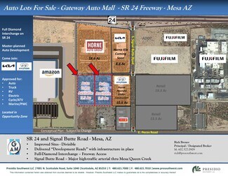 Plus de détails pour S of SWC of SR 24 and Signal Butte Rd, Mesa, AZ - Terrain à vendre