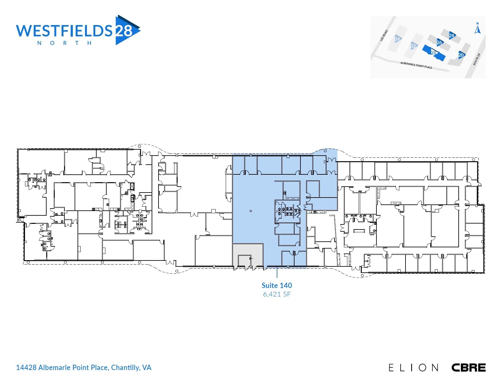 14428 Albemarle Point Pl, Chantilly, VA à louer Plan d’étage– Image 1 sur 1