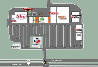 Plus de détails pour 1601-1639 US Highway 74A Byp, Spindale, NC - Local commercial à louer