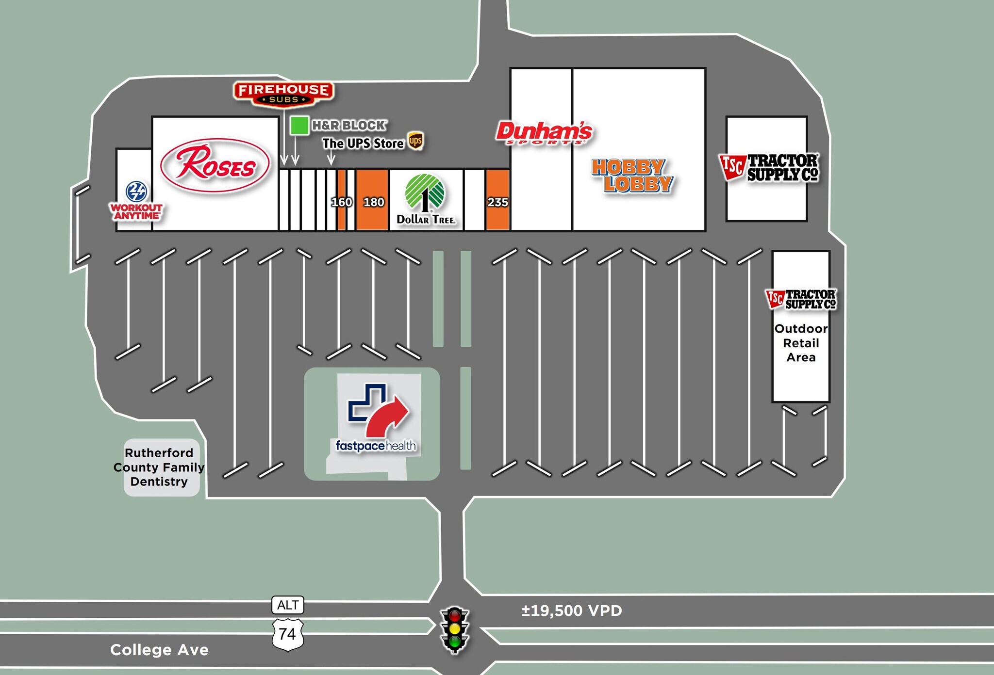 1601-1639 US Highway 74A Byp, Spindale, NC à louer Photo de l’immeuble– Image 1 sur 3