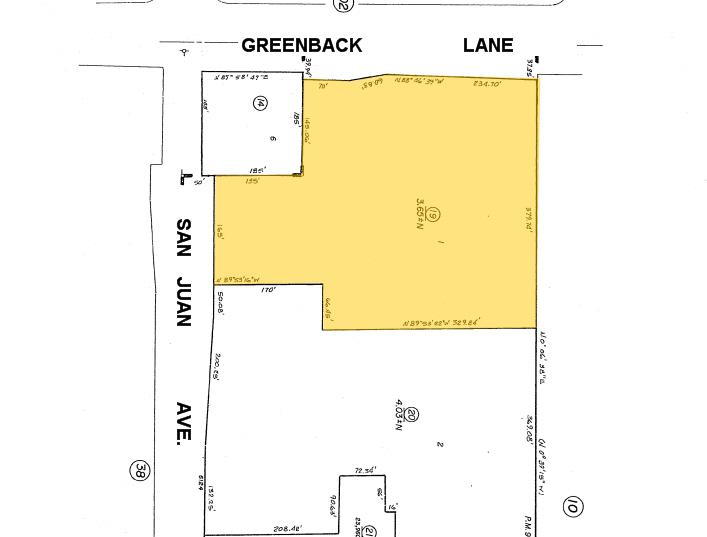 7424 Greenback Ln, Citrus Heights, CA à louer - Plan cadastral – Image 2 sur 4